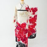 【振袖】白・牡丹