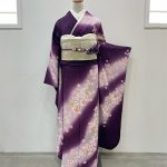 【振袖】紫・桜