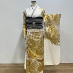 【振袖】白・鶴