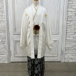 【男性袴】白・菊菱