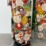 【振袖】緑・梅