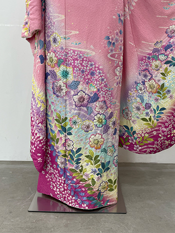【振袖】ピンク・桜