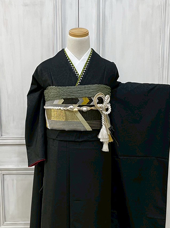 【振袖】黒・無地