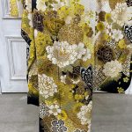 【振袖】白/黄色・牡丹