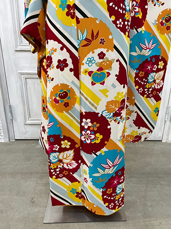 【振袖】黄色・雪輪