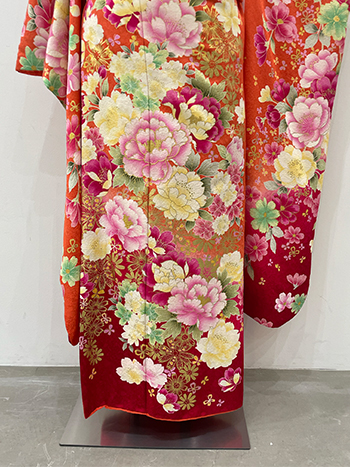 【振袖】赤・牡丹