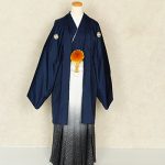 【男性袴】紺・菊菱