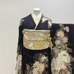 【振袖】紺・牡丹