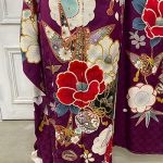 【振袖】紫・椿