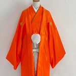 【男性袴】ｵﾚﾝｼﾞ・網目