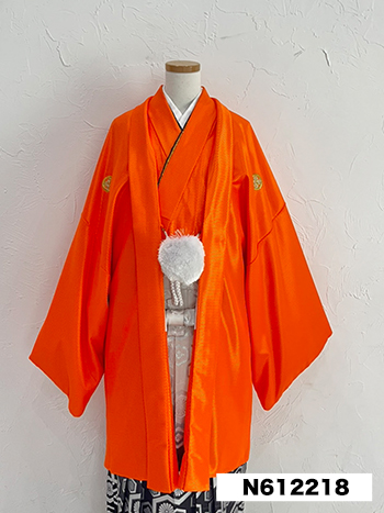 【男性袴】ｵﾚﾝｼﾞ・網目