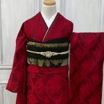 【振袖】赤・七宝