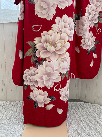 【振袖】赤・牡丹