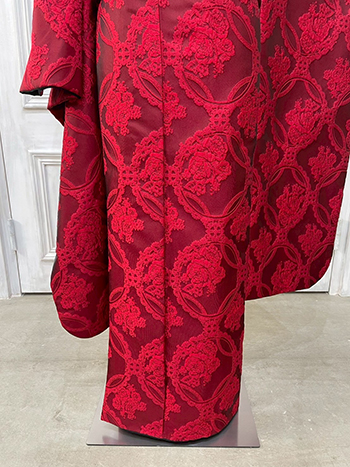 【振袖】赤・七宝