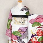 【振袖】白・牡丹