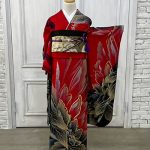 【振袖】赤・金彩牡丹
