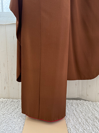 【振袖】茶・無地