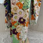 【振袖】青・牡丹