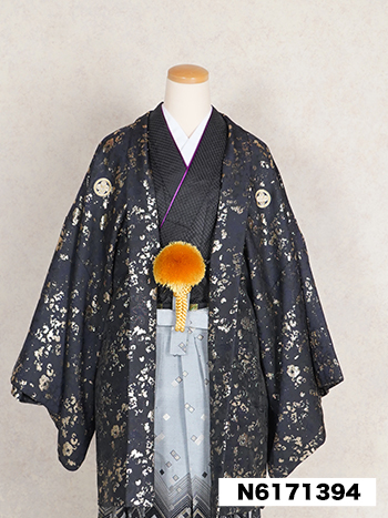 【男性袴】ｸﾞﾚｰ・ちらし