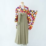 【卒業袴】黒・菊