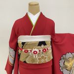【振袖】赤・桜