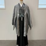 【男性袴】シルバー・無地