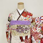 【振袖】白・梅