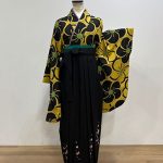 【卒業袴】黄/黒・梅