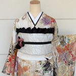 【振袖】白・薔薇