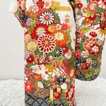 【振袖】白・万寿菊