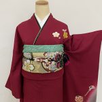 【振袖】赤・桜