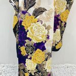 【振袖】白/紫・ﾊﾞﾗ