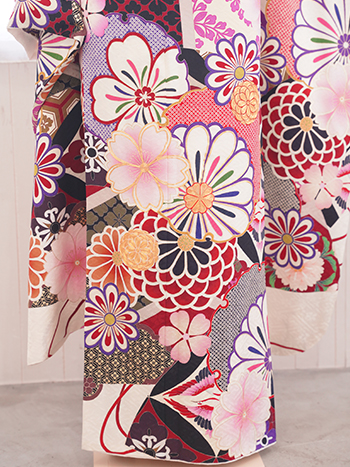 【振袖】白・桜