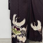 【振袖】紫・鶴