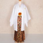 【男性袴】白・菊菱