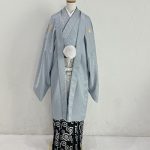 【男性袴】ｸﾞﾚｰ・菊菱