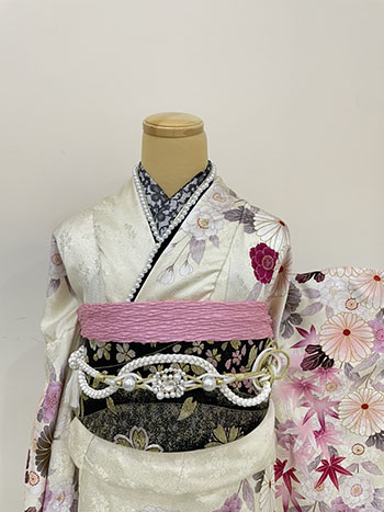 【振袖】白・菊