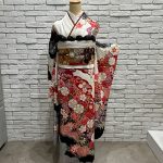 【振袖】白/赤・桜