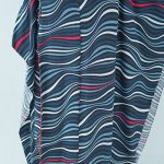 【振袖】青・波