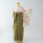 【卒業袴】白・洋花