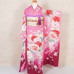 【振袖】ﾋﾟﾝｸ・牡丹