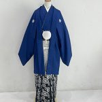 【男性袴】青・菊菱