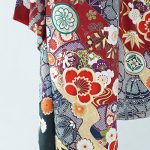 【振袖】赤・梅