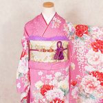 【振袖】ﾋﾟﾝｸ・牡丹