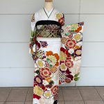【振袖】白・梅