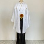 【男性袴】白・菊菱