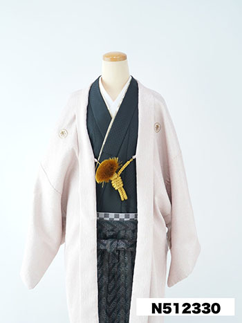 【男性袴】ﾋﾟﾝｸ・縞