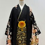 【男性袴】黒・菊