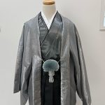 【男性袴】シルバー・無地