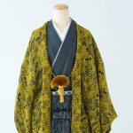 【男性袴】黄色・菊